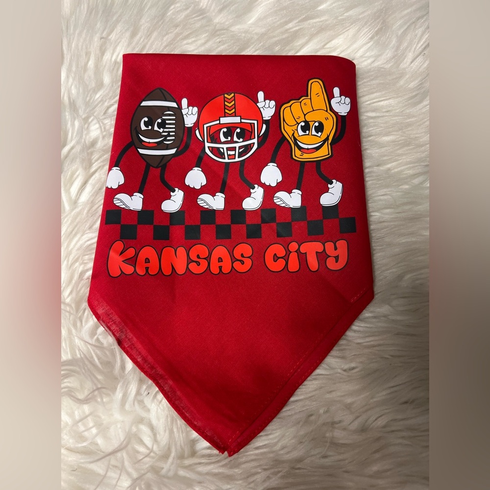 COPY - New dog bandanna, Kansas City Chiefs